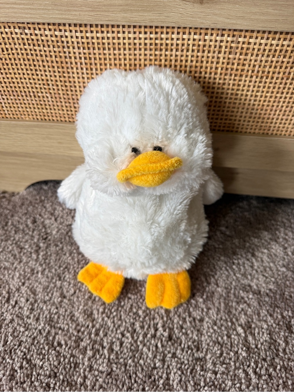 GANZ Webkins White Plush Duck Toy with Yellow Beak and Feet